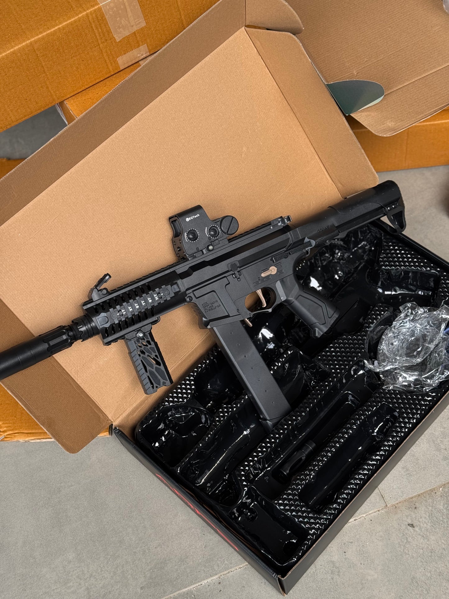ARP9 Black Gel Blaster Toy Gun | Auto, Semi Auto