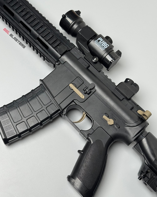 M416 Gel blaster toy gun with light tracer