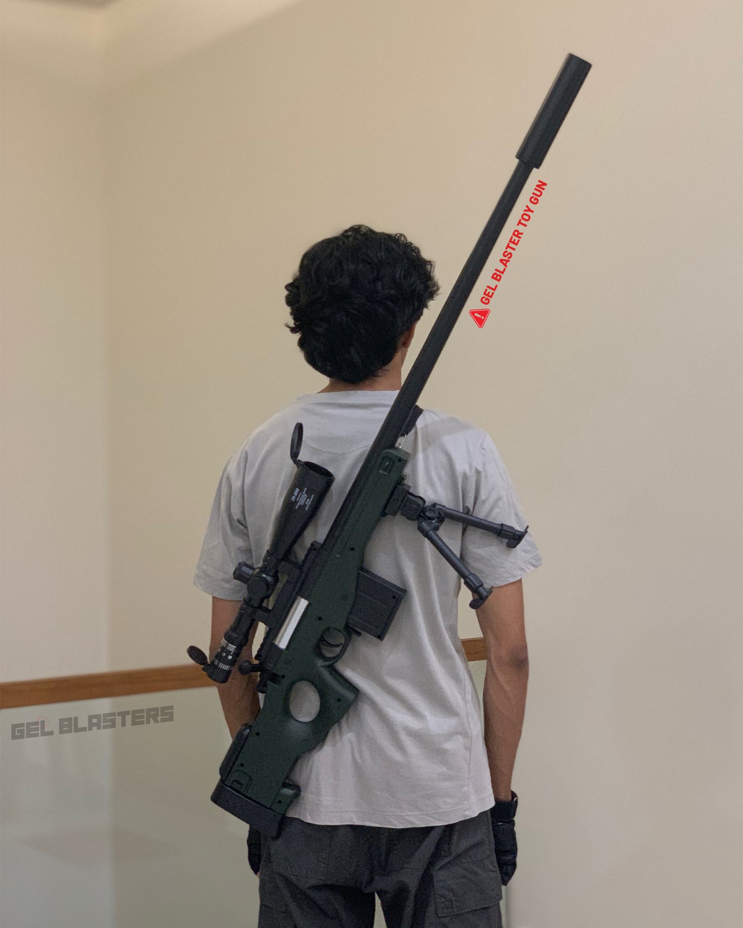 AWM SNIPER GEL BLASTER TOY GUN | Electric Blaster | Auto and Manual Modes