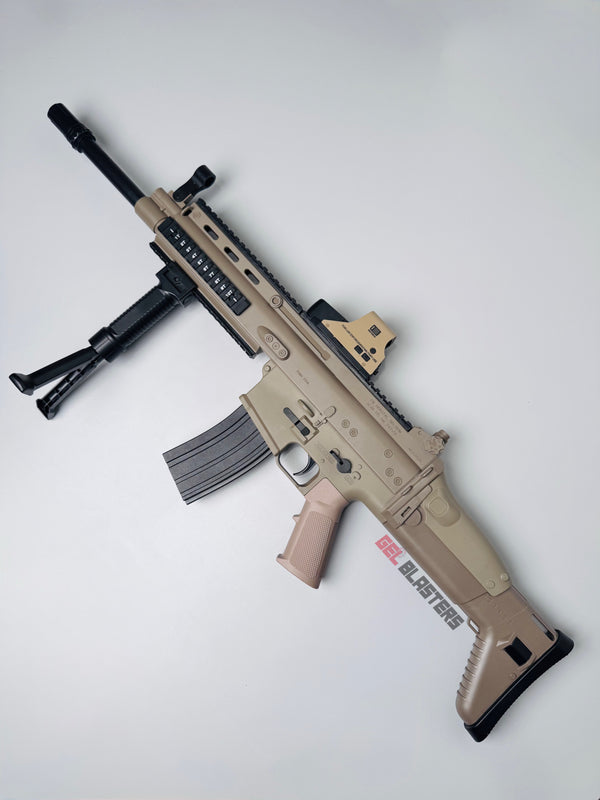 SCAR-L WH Gel Blaster Toy Gun | Desert Tan finish