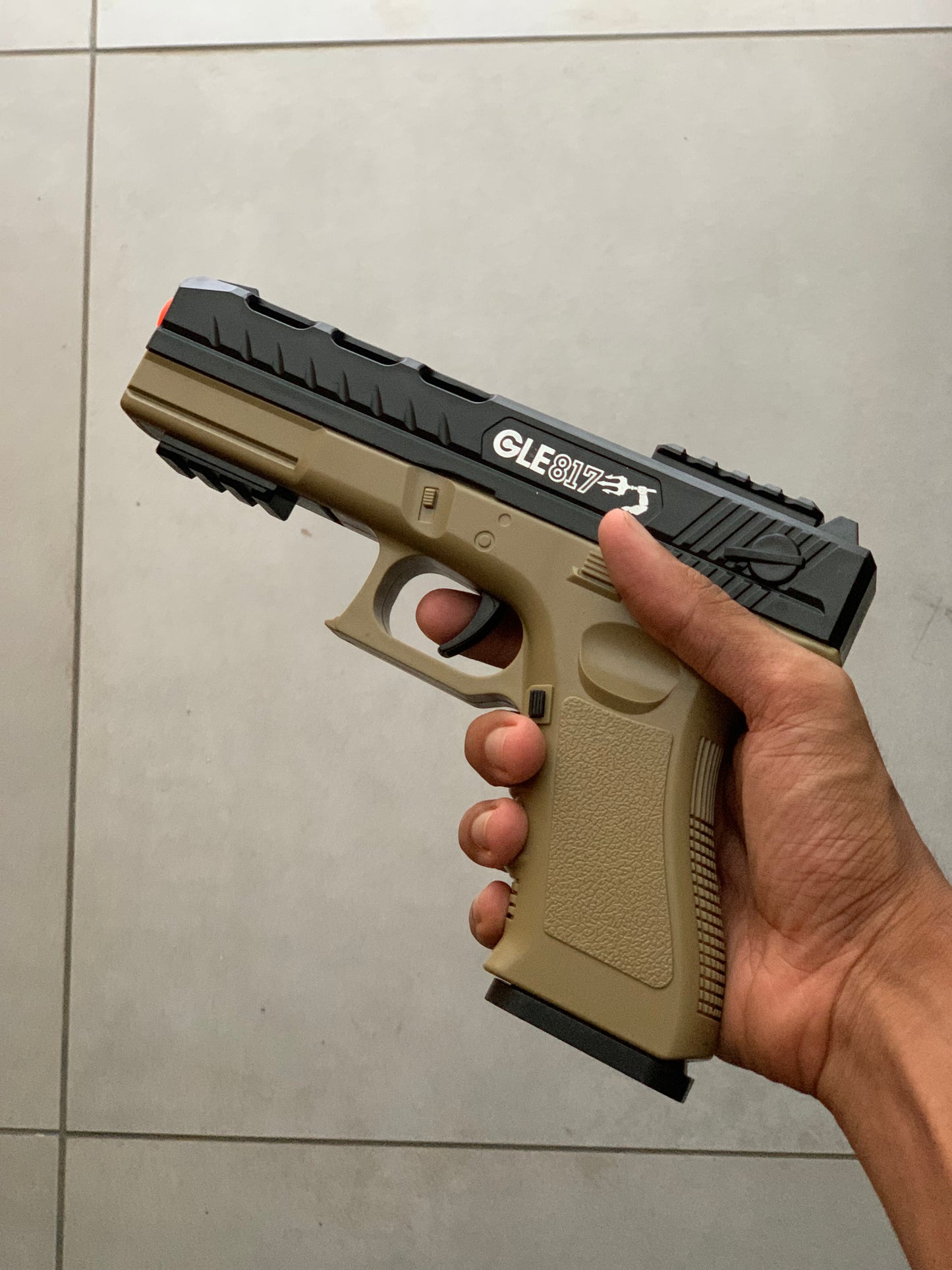 Glock Brown-Black Gel Blaster Toy Gun