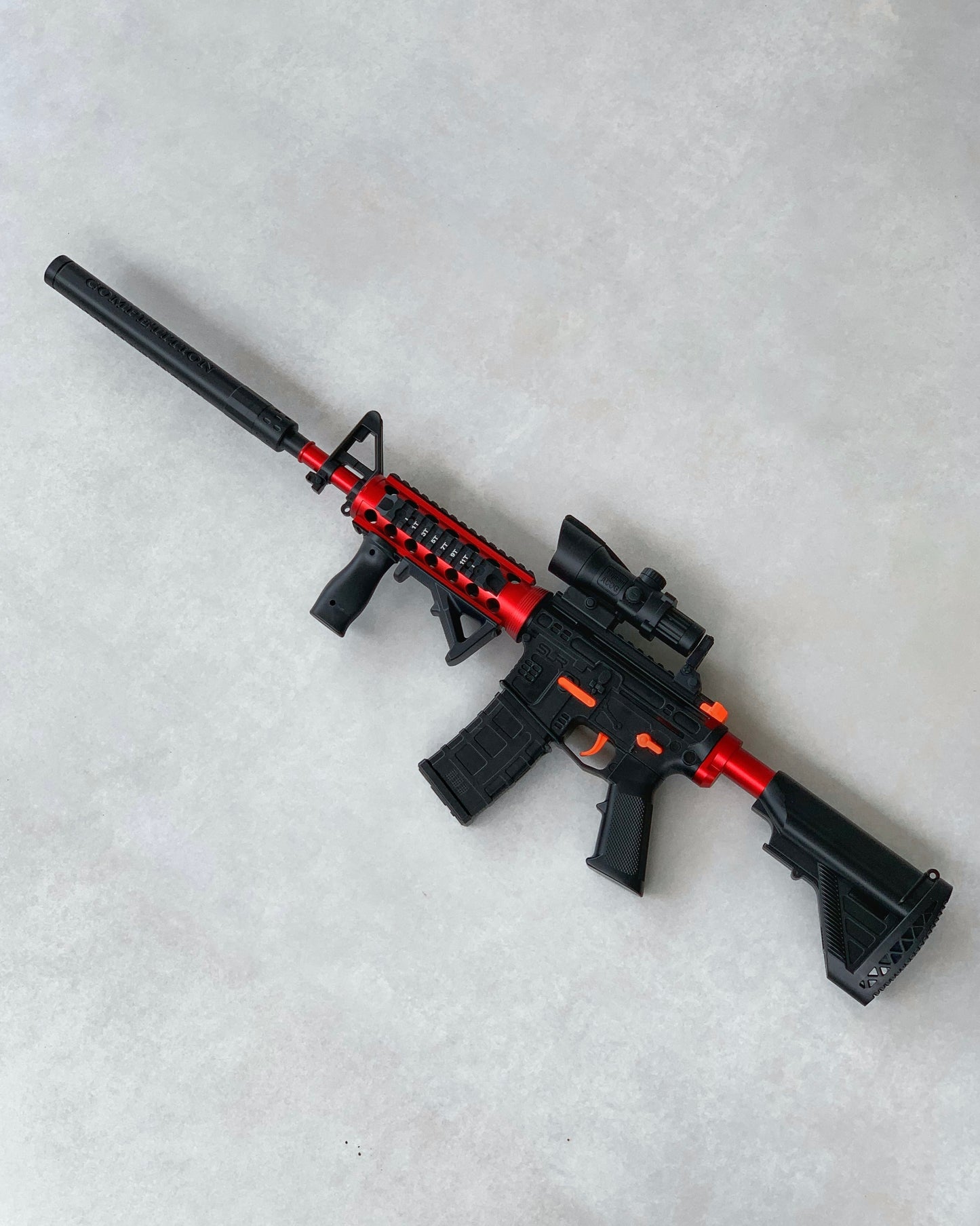 M4A1 RED&BLACK Gel Blaster Toy Gun