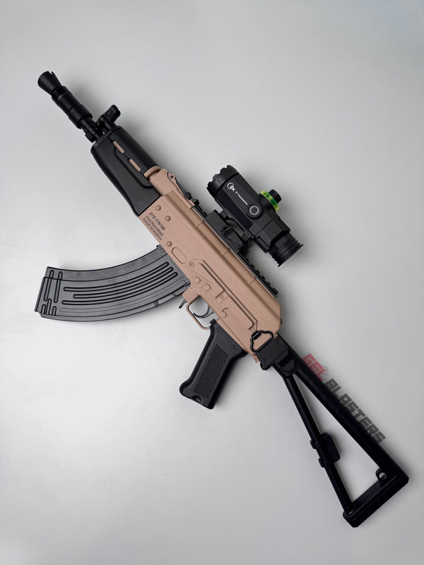 AK74U Gel Blaster Toy Gun – Desert Tan Edition