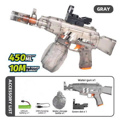 Mini AK Water Gun | Battery Powered Water Gun