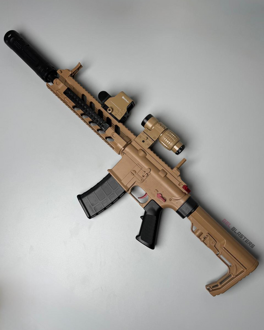 M4 VIPER DESERT TAN Gel Blaster Toy Gun | Smoke Tracer