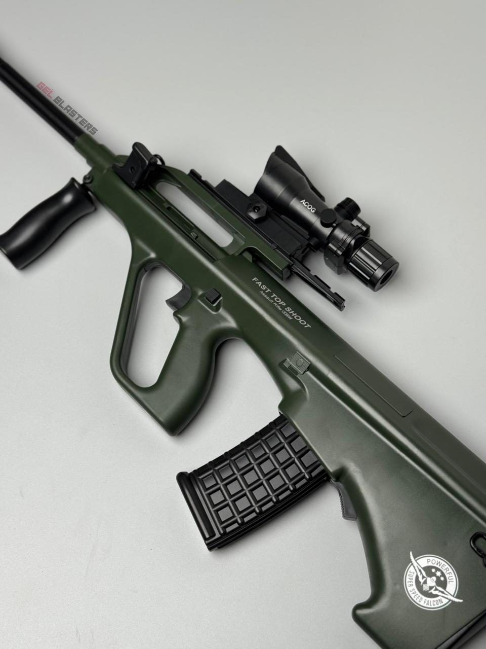 AUG Military Green Gel Blaster Toy Gun