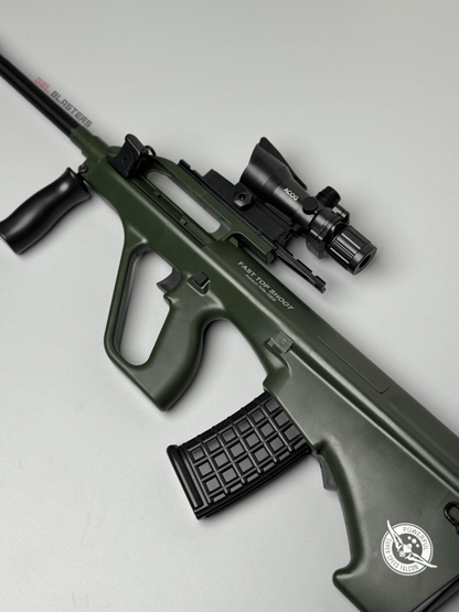 AUG Military Green Gel Blaster Toy Gun