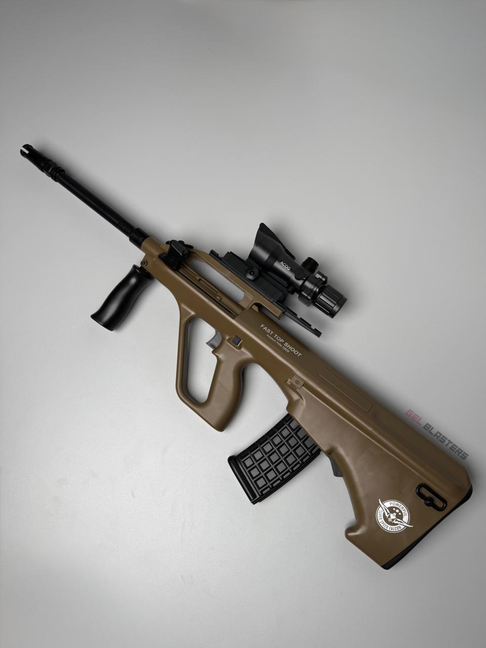 AUG Desert Tan Gel Blaster Toy Gun